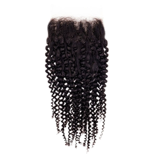 Afro Kinky Curly Closure - Braids Hair N More