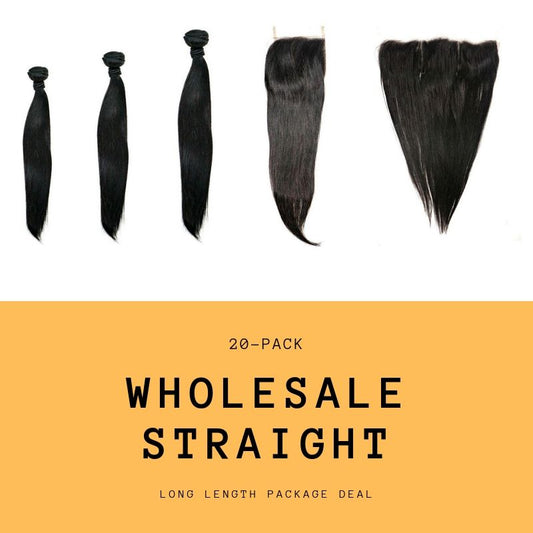 Brazilian Straight Long Length Package Deal - Braids Hair N More