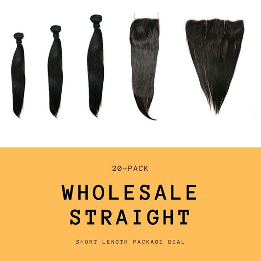 Brazilian Straight Short Length Package Deal - Braids Hair N More