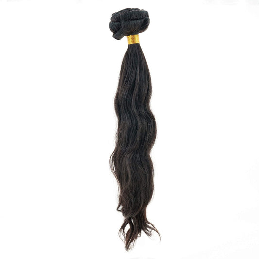 Indian Curly Natural Black Clip-In Extensions - Braids Hair N More