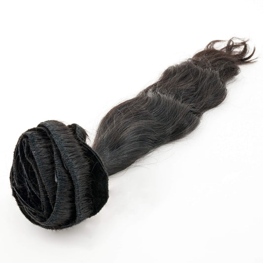 Indian Wavy Natural Black Clip-In Extensions - Braids Hair N More